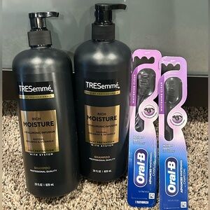 TRESemmé Shampoo and Oral-B Toothbrush Set
